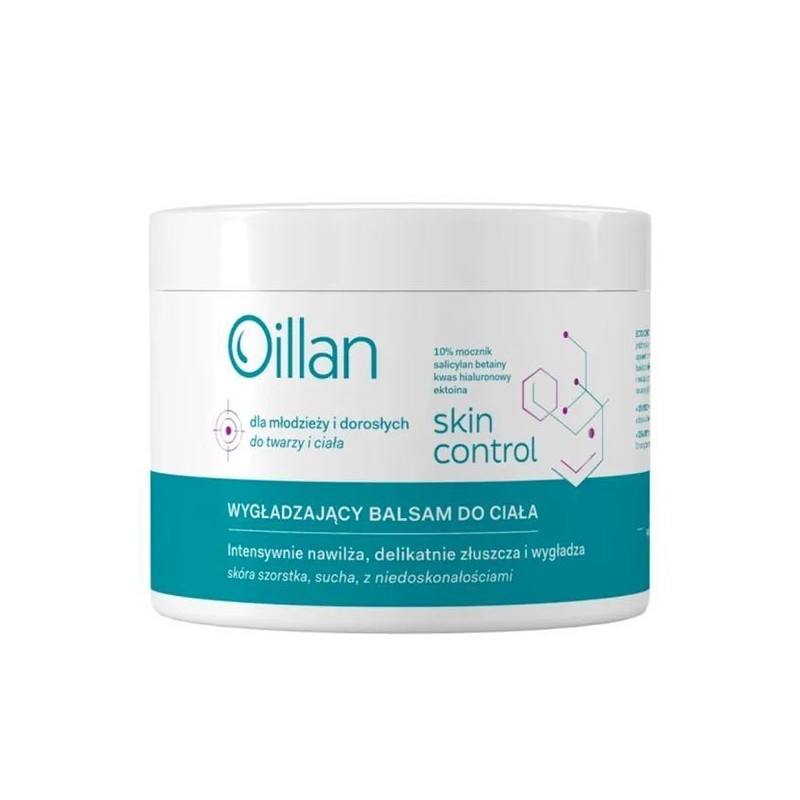 Oillan Skin Control, wygładzający balsam do ciała i twarzy, 500 ml