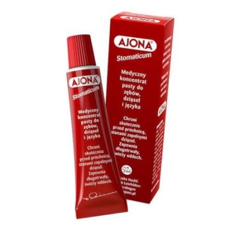 Ajona, medyczny koncentrat pasty do zębów, dziąseł i języka, 25 ml